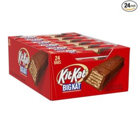 KIT KAT BIG KAT Milk Chocolate Wafer Candy Bars, 1.5 oz (24 Count)