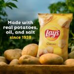 Lay's Potato Chips, Classic, 1 Ounce (Pack of 40) - Image 4