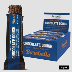 Barebells Protein Bars Brownie Dough - 12 Count - Protein Snacks with 20g of High Protein - Low Carb Protein Bar with 1g of Total Sugars - Perfect on The Go Low Carb Snack & Breakfast Bars