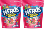 Nerds Gummy Clusters Candy, Rainbow, 8 Ounce | Resealable Bag | Pack of 2
